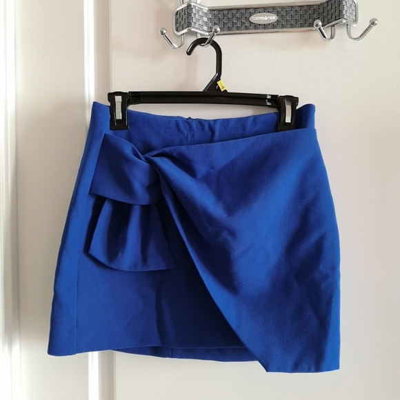 Zara Mini Skirt in Cobalt Blue - Picture 5 of 5